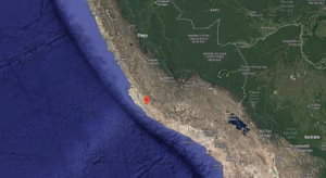 Лінії Наска в Перу на карті